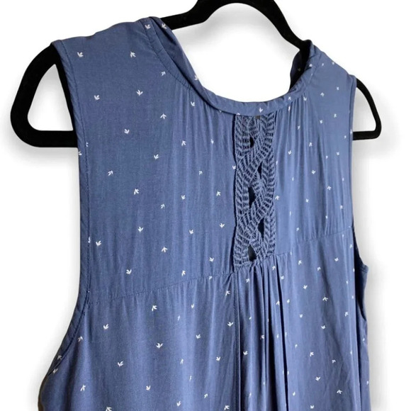 Denver Hayes Sleeveless Loose Fit High Low  Blouse - Picture 6 of 9